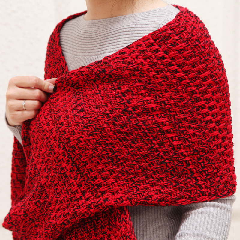 Yacai Handmade DIY Woven for Boyfriend Women&#039;s Self-Woven Scarf Wool Ball Thick Knitting Yarn Ball Lover Milk Cotton Material Package