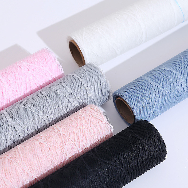 20 mesh lace gauze package flower gauze rose bouquet package crystal snow yarn flower packaging yarn packaging material