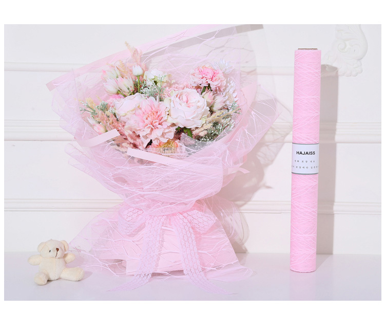 20 mesh lace gauze package flower gauze rose bouquet package crystal snow yarn flower packaging yarn packaging material