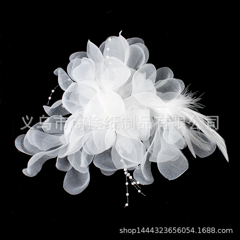 Internet Celebrity Same Style White Butterfly Feather Yarn Flower Hoop Set Cake Decoration Birthday Party DIY Material Package Internet Celebrity Same Style White Butterfly Feather Yarn Flower Hoop Set Cake Decoration Birthday Party DIY Material Package