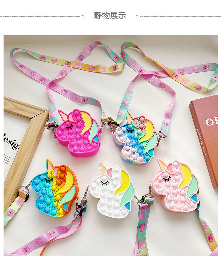 Children's Silicone Coin Purse Fashionable Princess Press Accessory Bag Cute Girl's Shoulder Messenger Bag Gift Bag Cross-Border Children's Silicone Coin Purse Fashionable Princess Press Accessory Bag Cute Girl's Shoulder Messenger Bag Gift Bag Cross-Border
