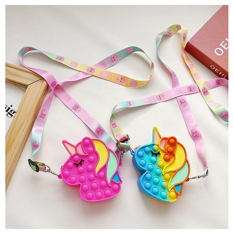 Children's Silicone Coin Purse Fashionable Princess Press Accessory Bag Cute Girl's Shoulder Messenger Bag Gift Bag Cross-Border Children's Silicone Coin Purse Fashionable Princess Press Accessory Bag Cute Girl's Shoulder Messenger Bag Gift Bag Cross-Border