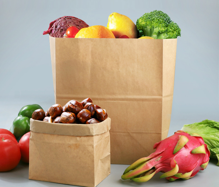 Spot Supply Handbag Paper Bag Catering Take out Take Away Handbag Gift Bag Kraft Paper Bag Custom Logo