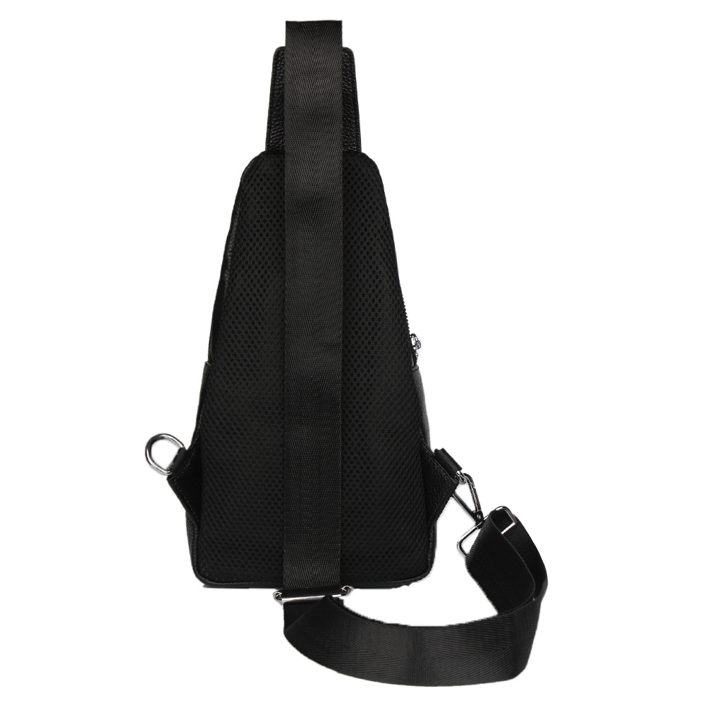 Factory Wholesale Genuine Leather Shoulder Backpack Crocodile Leather Pattern Shoulder Messenger Bag High-End Boutique Chest Bag Gift Bag New