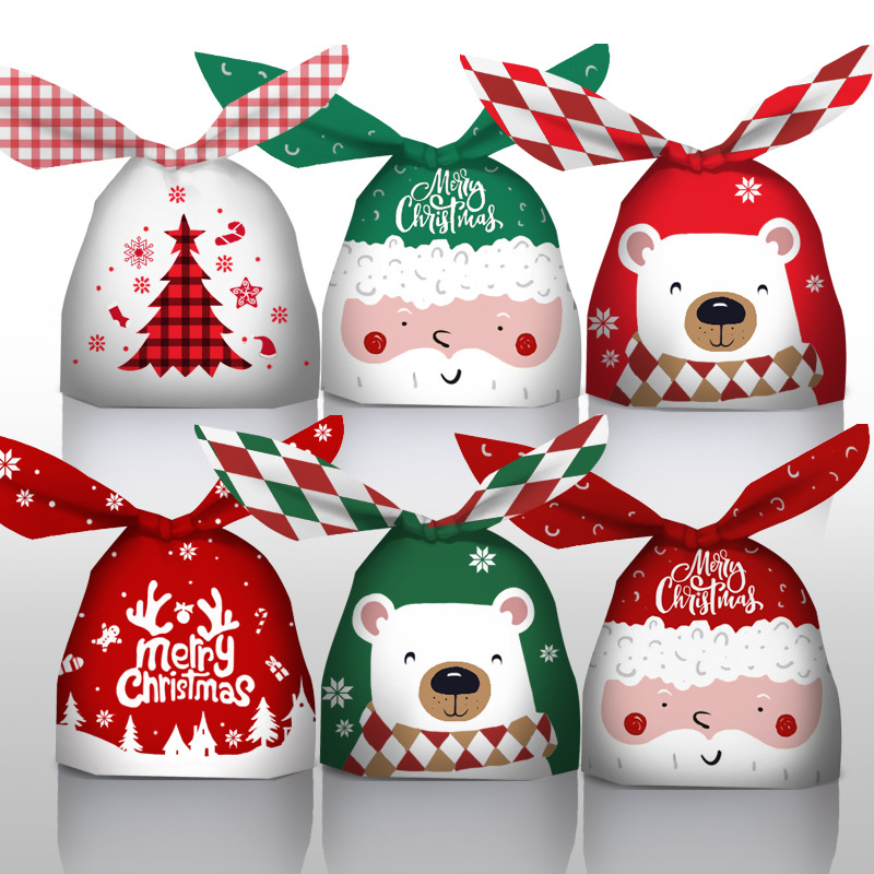 New Original Christmas Rabbit Ears Plastic Bag Cartoon Dessert Baking Packaging Snowflake Crisp Nougat Gift Bag New Original Christmas Rabbit Ears Plastic Bag Cartoon Dessert Baking Packaging Snowflake Crisp Nougat Gift Bag