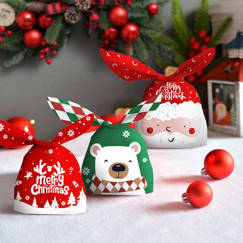 New Original Christmas Rabbit Ears Plastic Bag Cartoon Dessert Baking Packaging Snowflake Crisp Nougat Gift Bag New Original Christmas Rabbit Ears Plastic Bag Cartoon Dessert Baking Packaging Snowflake Crisp Nougat Gift Bag