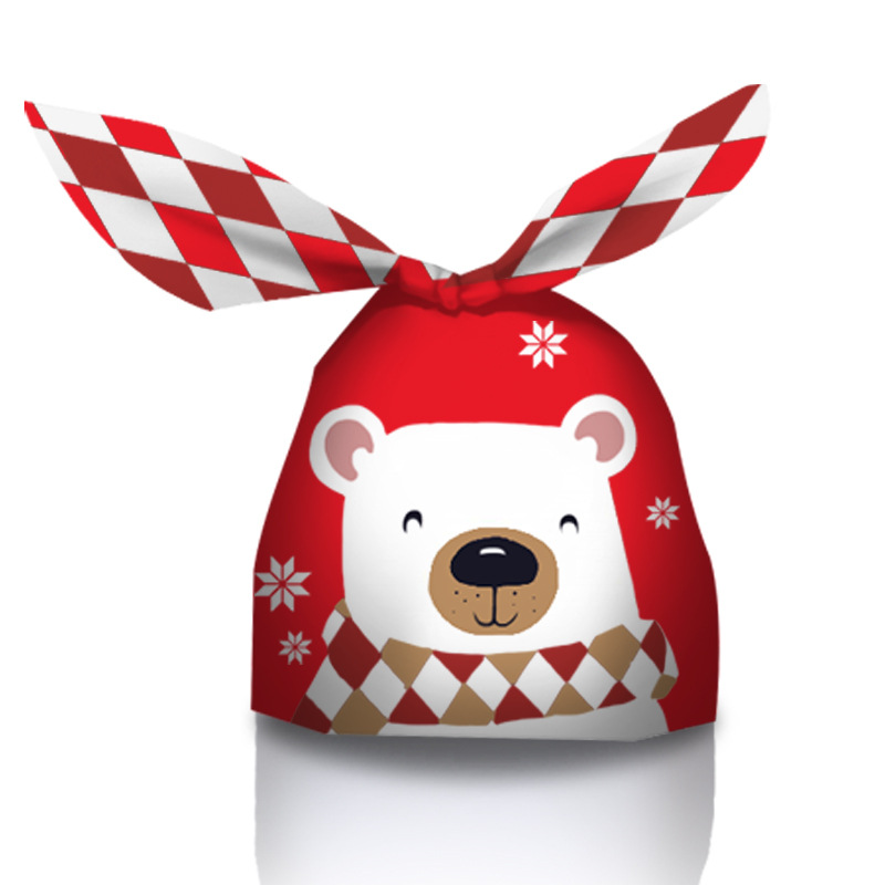 New Original Christmas Rabbit Ears Plastic Bag Cartoon Dessert Baking Packaging Snowflake Crisp Nougat Gift Bag New Original Christmas Rabbit Ears Plastic Bag Cartoon Dessert Baking Packaging Snowflake Crisp Nougat Gift Bag