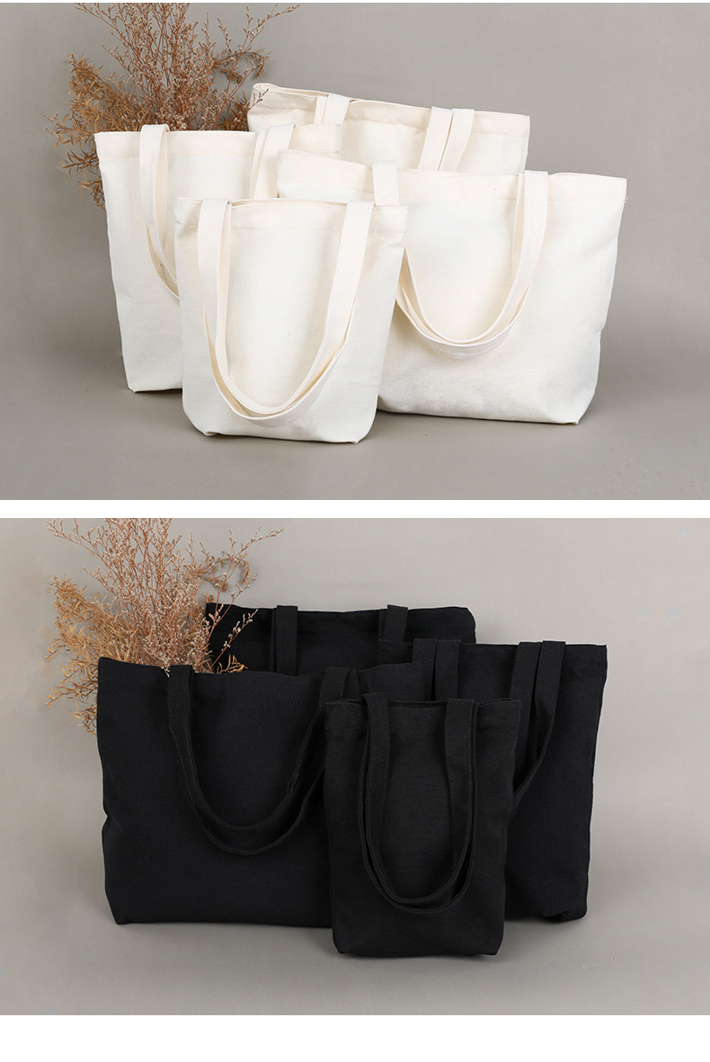 Factory Direct Sales Canvas Reticule Cotton Bag Gift Bag Linen Printed Shopping Bag Shopping Bag