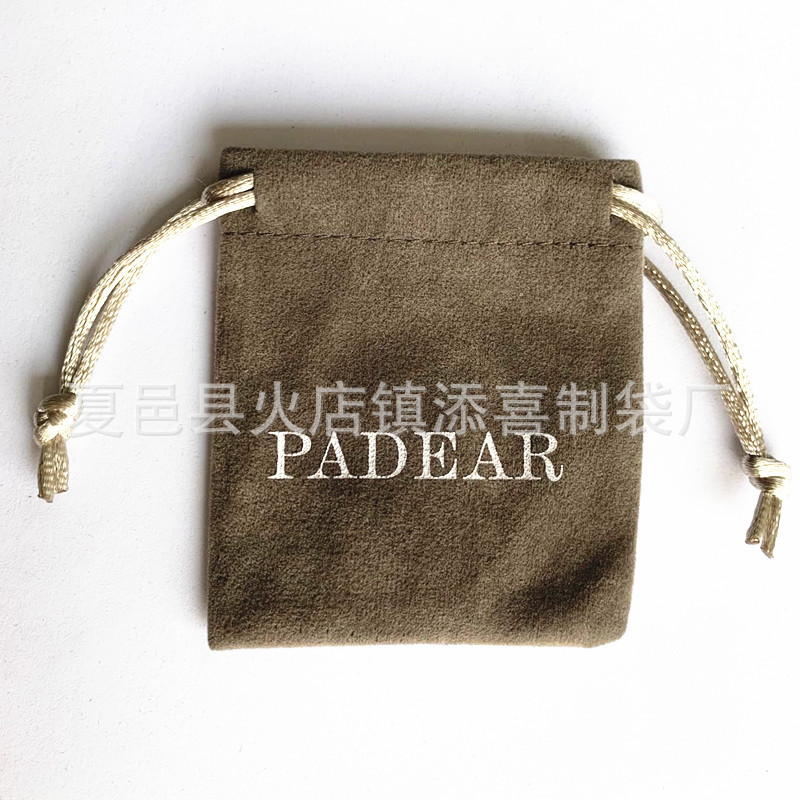 Golden Edge Flannel Bag Gift Bag Jewelry Bag Jewelry Bag Bracelet Silk Pouch Crafts Gold Mouth Flannel Lucky Bag