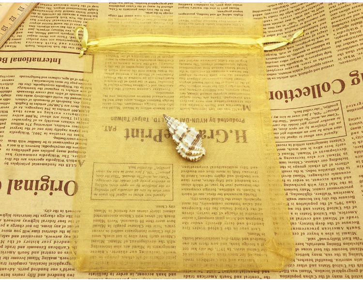 Factory in Stock Candy Mesh Plain Pearl Yarn Cosmetics Drawstring Bag Gift Bag More Sizes Ogen Chiffon Bag
