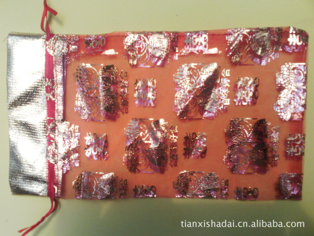 Factory in Stock Candy Mesh Plain Pearl Yarn Cosmetics Drawstring Bag Gift Bag More Sizes Ogen Chiffon Bag