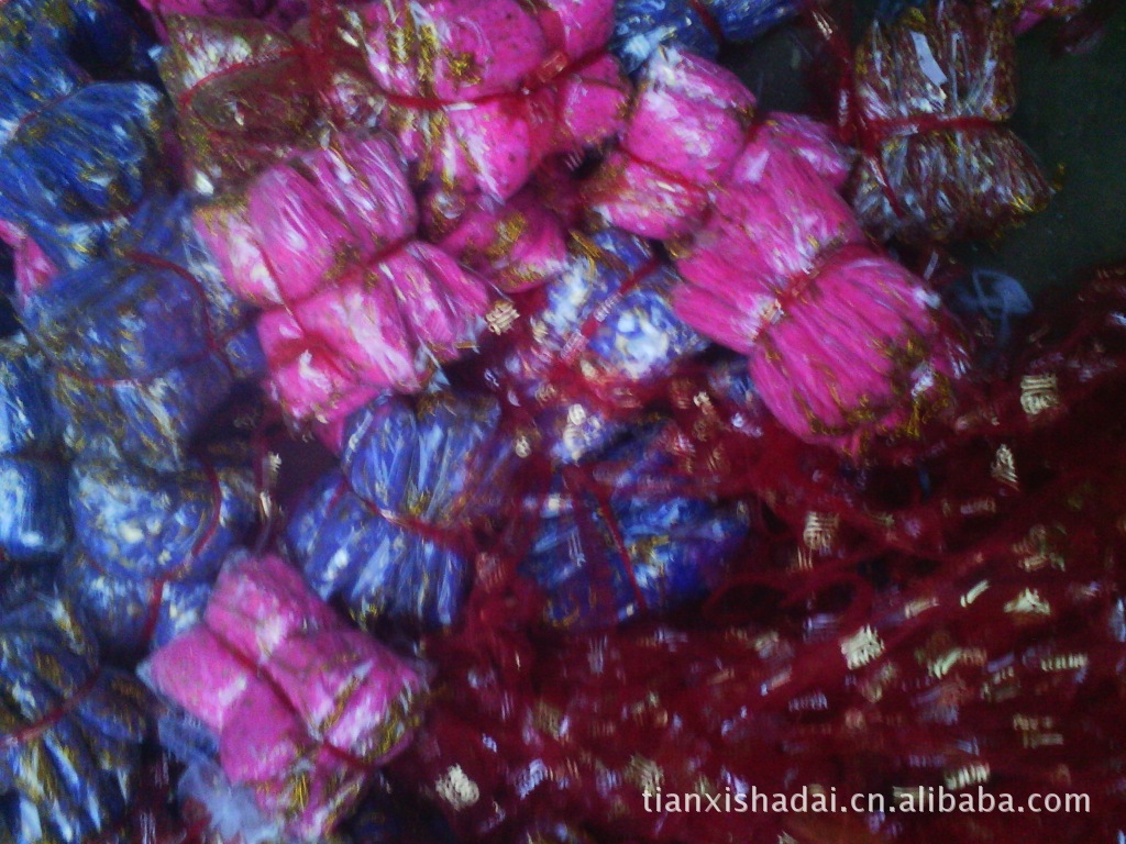 Factory in Stock Candy Mesh Plain Pearl Yarn Cosmetics Drawstring Bag Gift Bag More Sizes Ogen Chiffon Bag