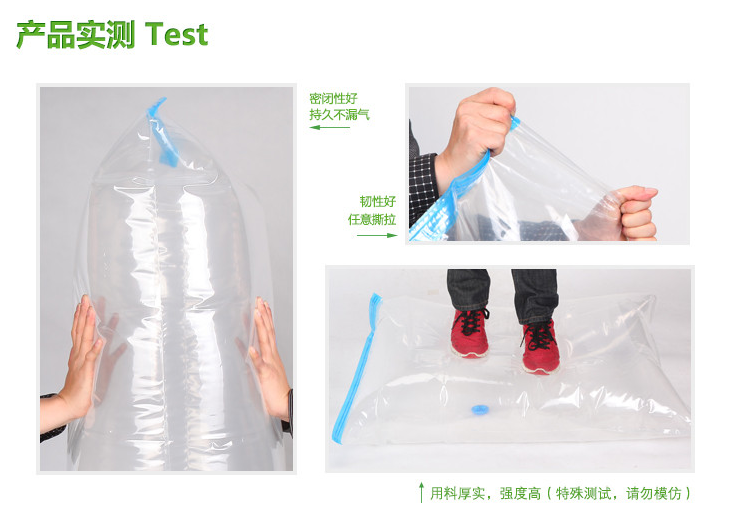 Vacuum bag compression will bag.