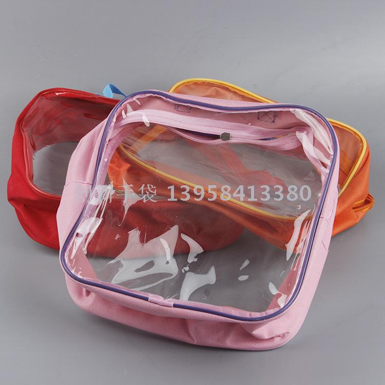 Manufacturer transparent PVC bag packaging bag zipper bag custom PVC advertising promotion environmental handbag Manufacturer transparent PVC bag packaging bag zipper bag custom PVC advertising promotion environmental handbag