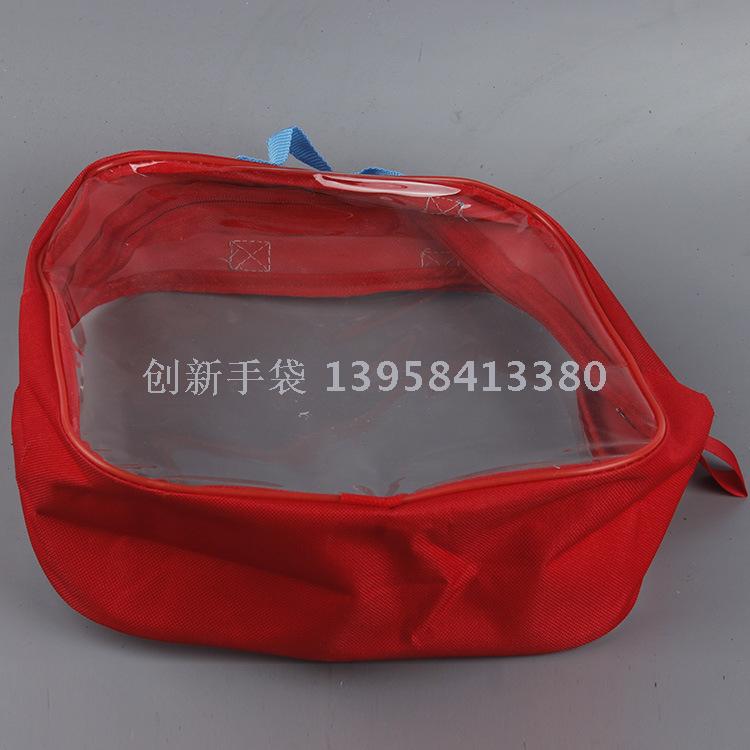 Manufacturer transparent PVC bag packaging bag zipper bag custom PVC advertising promotion environmental handbag Manufacturer transparent PVC bag packaging bag zipper bag custom PVC advertising promotion environmental handbag