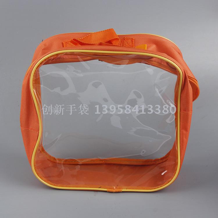 Manufacturer transparent PVC bag packaging bag zipper bag custom PVC advertising promotion environmental handbag Manufacturer transparent PVC bag packaging bag zipper bag custom PVC advertising promotion environmental handbag