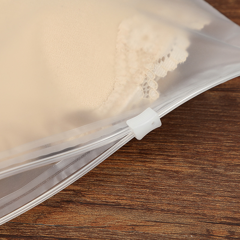 Spot Eva Frosted Bag PE Underwear Bra Sealing Packaging Bag Pp Ziplock Bag Clothing Zipper Bag Custom Printing