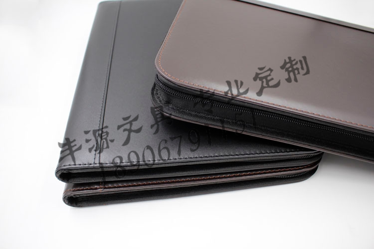 Male Package A4 Zipper Bag Business Office File Bag Factory in Stock Custom Logo