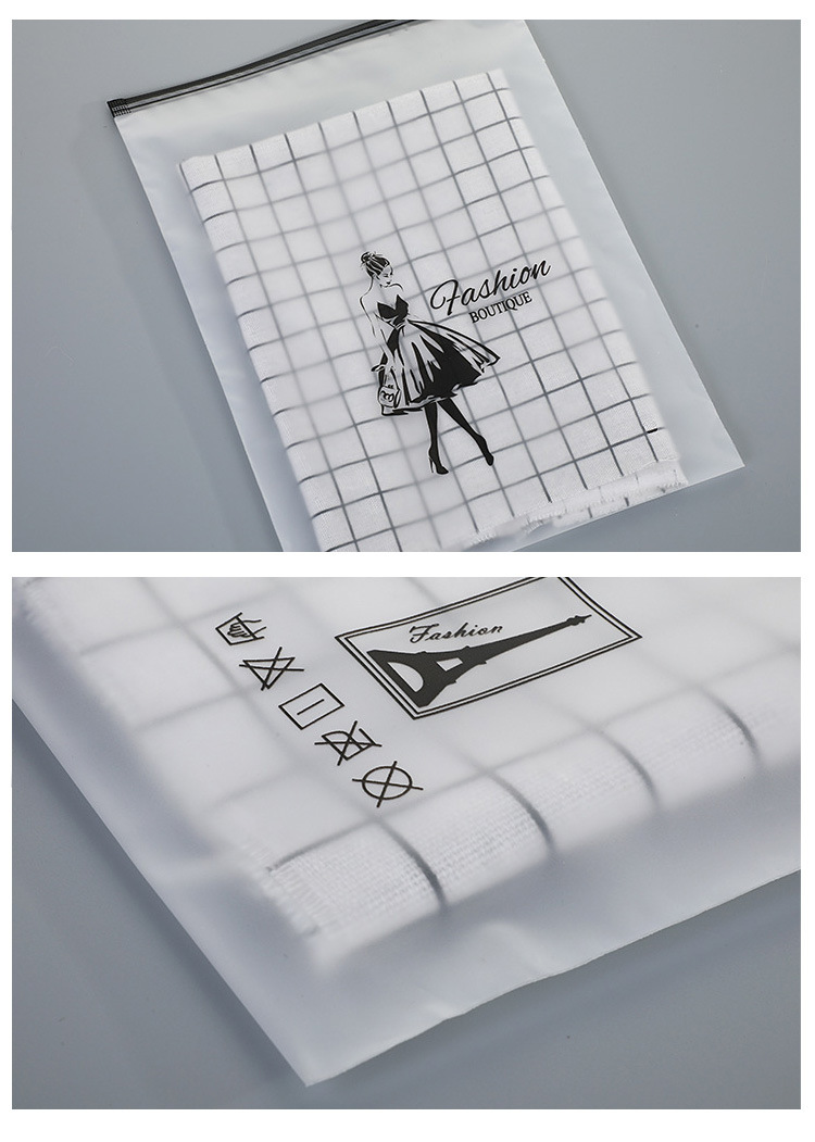 Spot Clothing Zipper Bag Thermal Underwear Self-Sealing Zipper Bag Eva Frosted Sliding Wallet Factory Direct Supply Spot Clothing Zipper Bag Thermal Underwear Self-Sealing Zipper Bag Eva Frosted Sliding Wallet Factory Direct Supply
