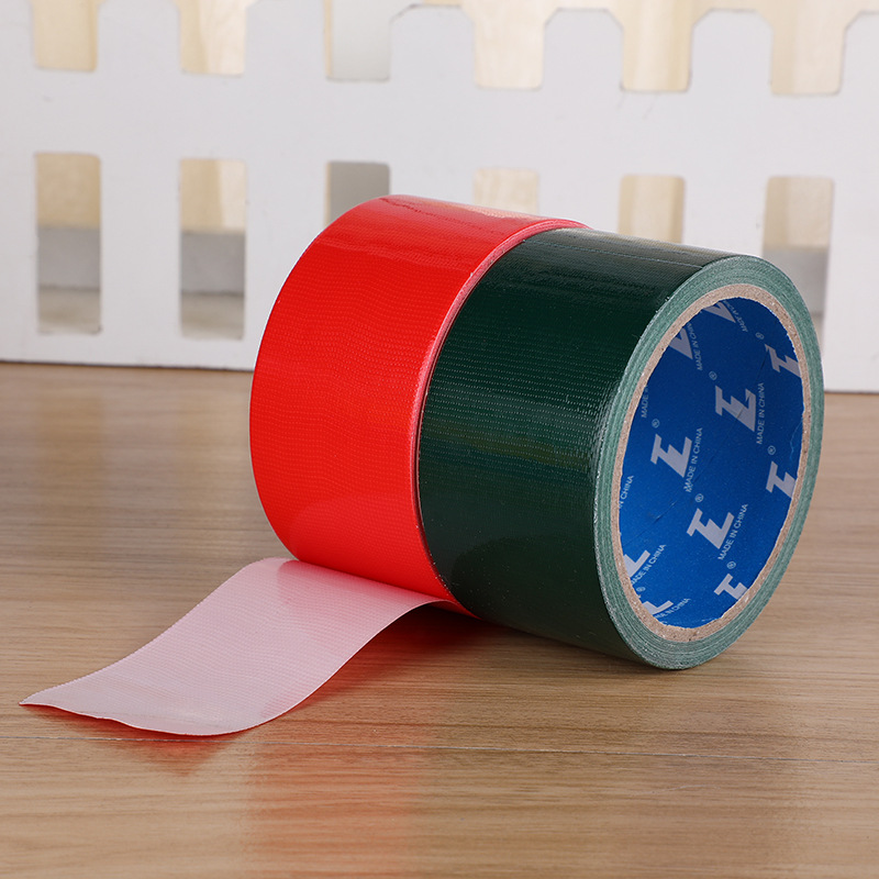 Factory Direct Supply Pure Color Polyester Yarn Simple Hot Melt Adhesive Duct Tape Creative Single-Sided Hot Melt Adhesive PE Adhesive Tape
