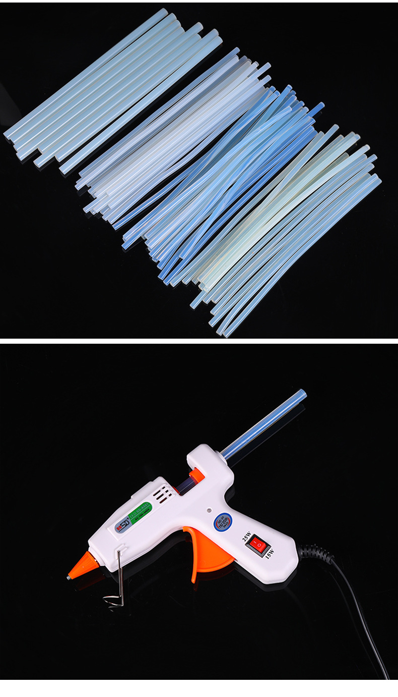 Factory Direct Sales Transparent Hot Melt Glue Stick White Milky White High Adhesive Tape Glue Stick Wholesale a Large Number of Spot Supply