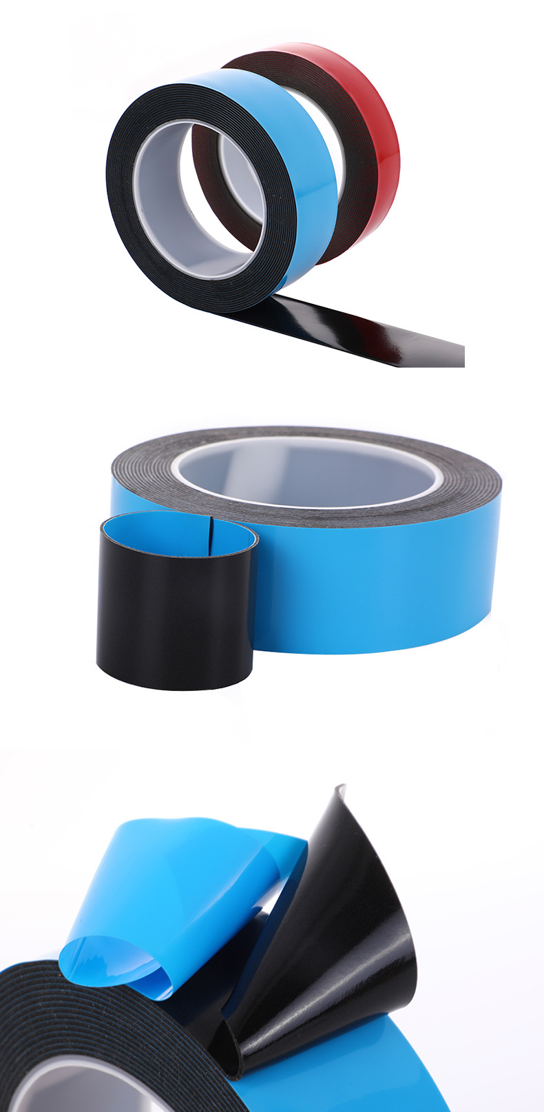 Litu Color Acrylic Double-Sided Waterproof Adhesive High Adhesive High Extension Automobile Electronic Product Nameplate Adhesive Tape