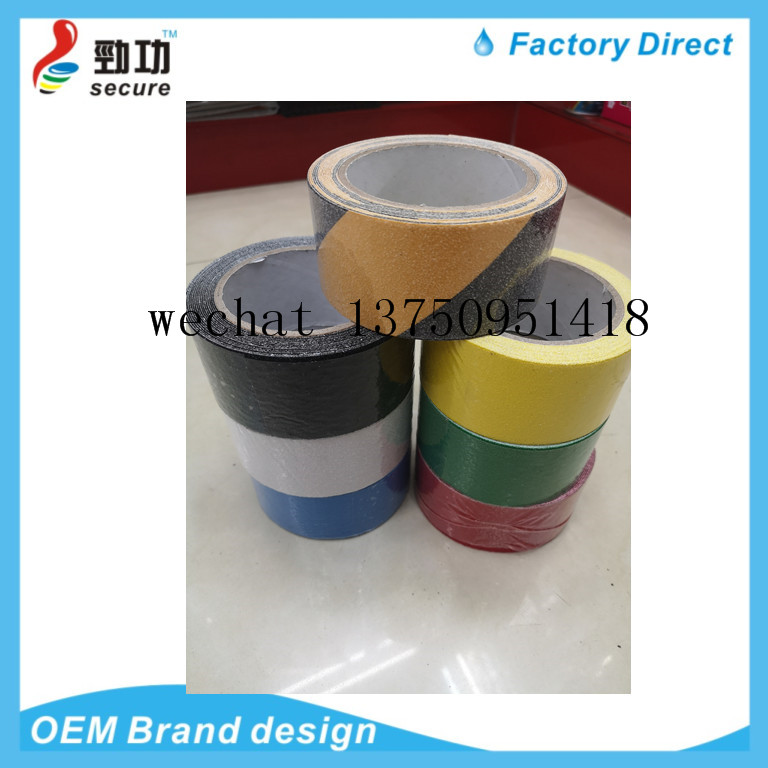 PVC Antiskid adhesive tape for stair floor PET antiskid tape bathroom non slip mat waterproof