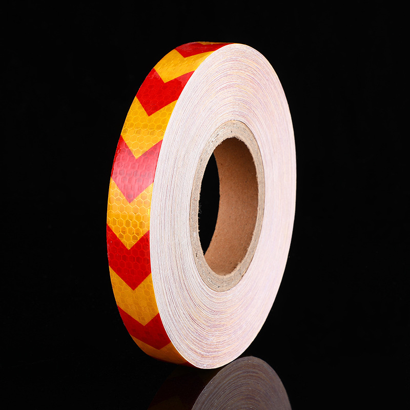 Color Arrow Type Pointing Reflective Adhesive Tape Night Reflective Car Roadblock Warning Tape Vehicle Reflective Adhesive Tape