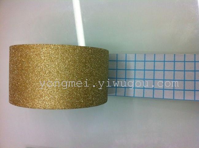 Gold powder tape, adhesive tape Gold powder tape, adhesive tape