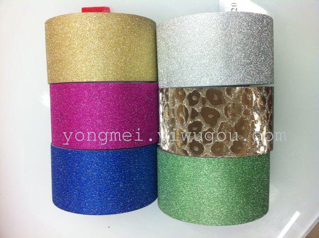 Gold powder tape, adhesive tape Gold powder tape, adhesive tape