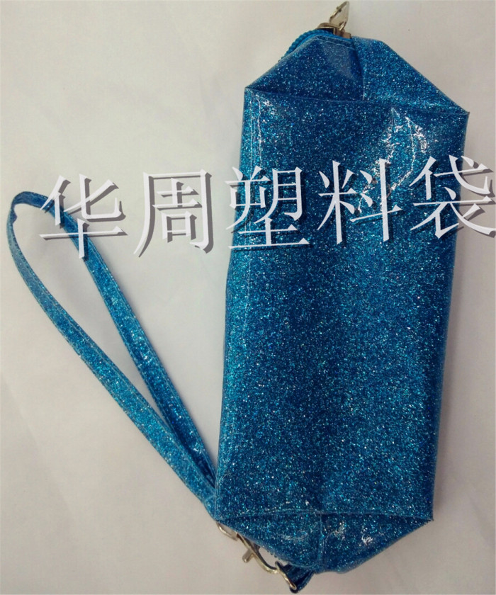 PVC flash powder lining cosmetic bag PVC bag PVC zipper bag