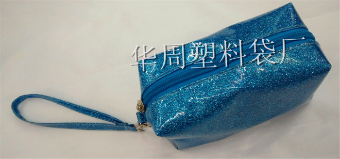PVC flash powder lining cosmetic bag PVC bag PVC zipper bag