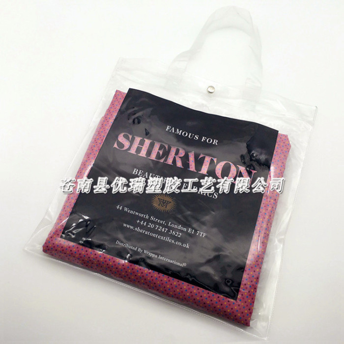Universal PVC bag PVC handbag custom plastic film bags shopping clothing underwear bags