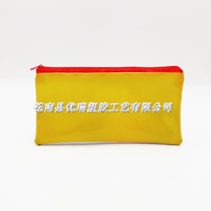 Cute cartoon PVC bag custom plastic PVC stationery zipper bag promotional gift PVC pencil bag
