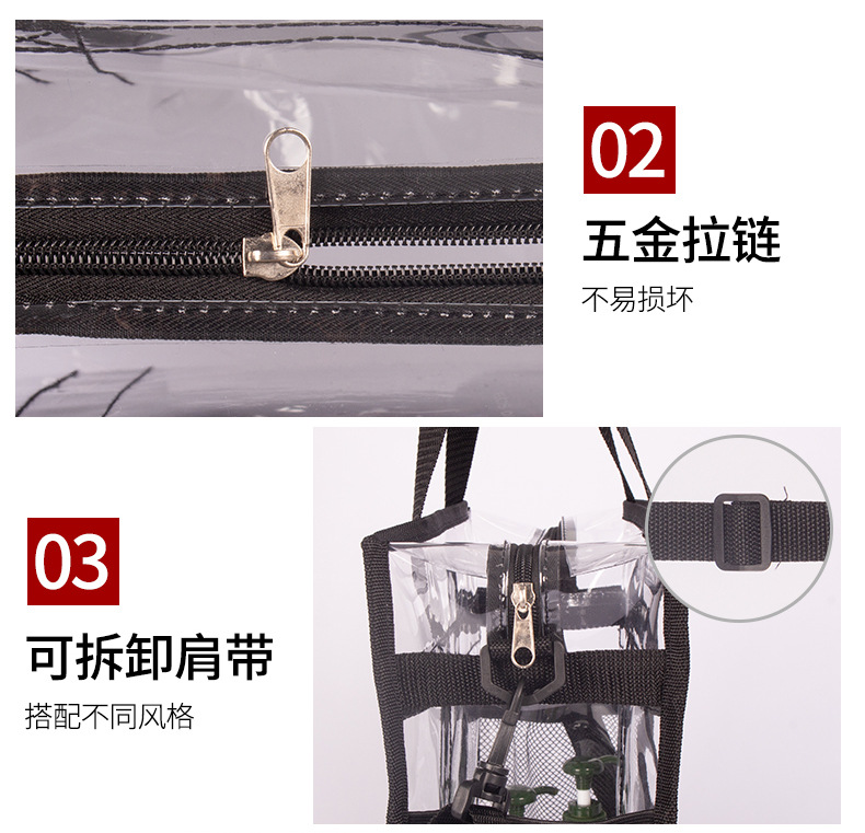 2021 New Transparent PVC Bag Large Capacity Campus Ins Women's Portable Shoulder Bag Solid Color Travel Beach Bag 2021 New Transparent PVC Bag Large Capacity Campus Ins Women's Portable Shoulder Bag Solid Color Travel Beach Bag