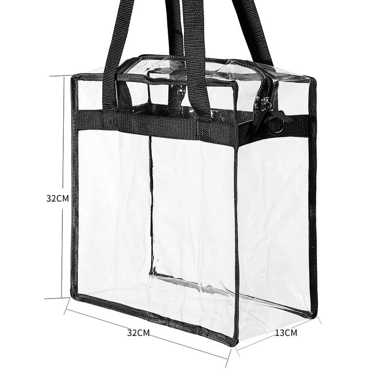 Fashion PVC Bag Transparent Women&#039;s Shoulder Bag Gym Transparent Bag Travel Waterproof Beach Bag Spot
