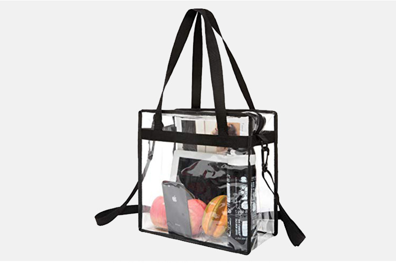 Fashion PVC Bag Transparent Women's Shoulder Bag Gym Transparent Bag Travel Waterproof Beach Bag Spot