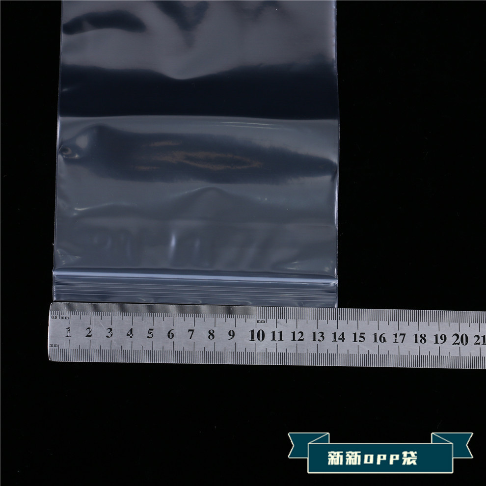 Sealed Bag Plastic PE Transparent Ziplock Bag Thickened Seal Mouth Food Small Storage Plastic Packaging Bag