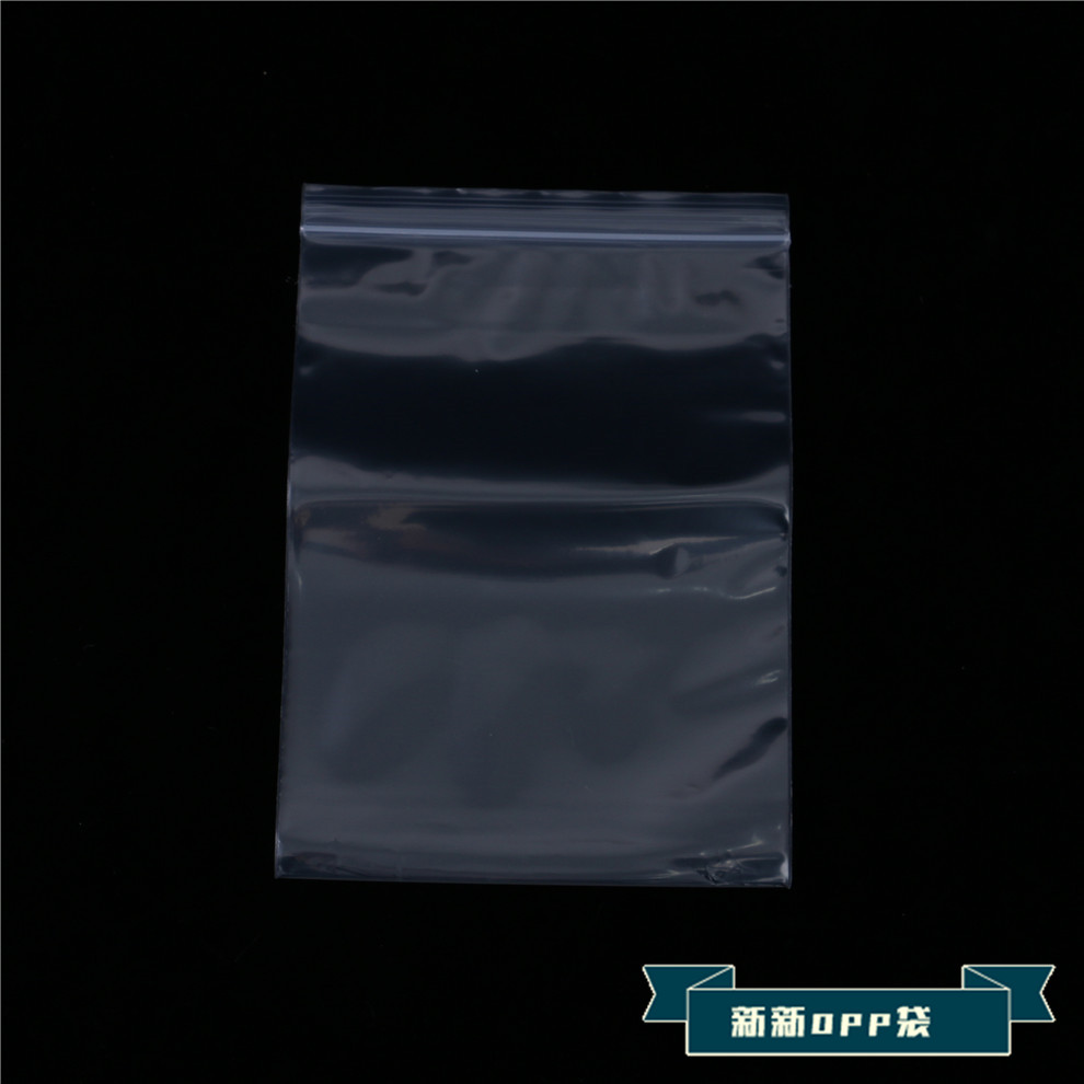 Sealed Bag Plastic PE Transparent Ziplock Bag Thickened Seal Mouth Food Small Storage Plastic Packaging Bag