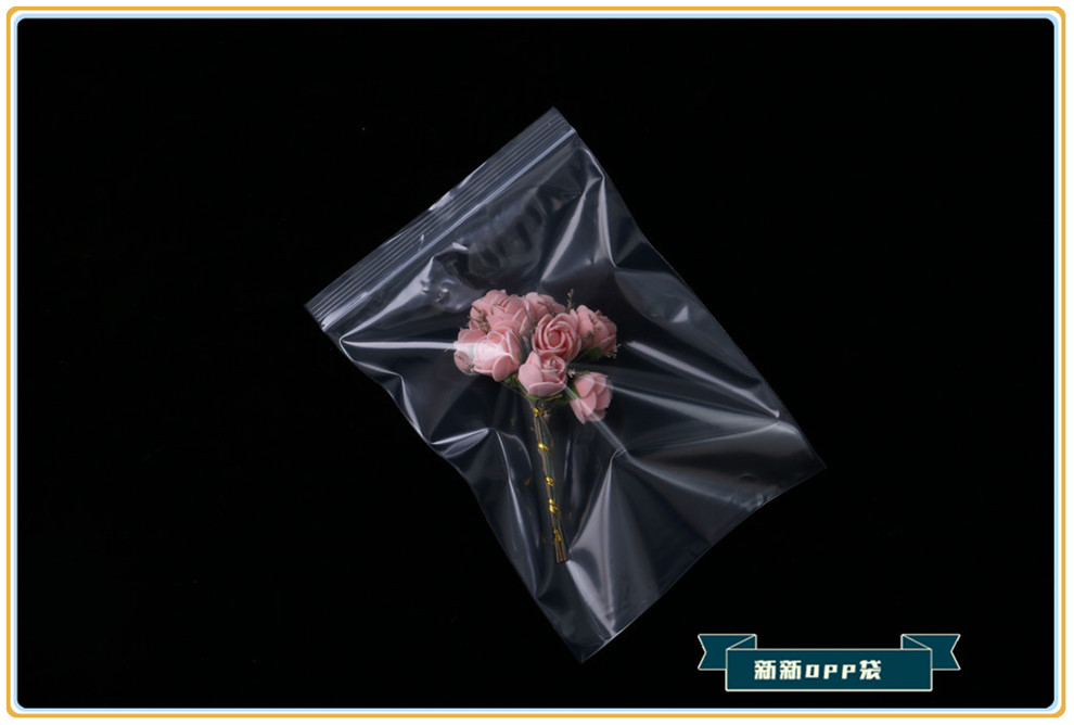 Sealed Bag Plastic PE Transparent Ziplock Bag Thickened Seal Mouth Food Small Storage Plastic Packaging Bag