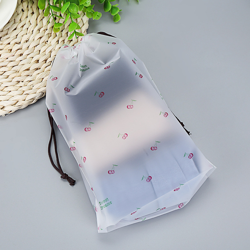 Factory Direct Supply Fashion Transparent Frosted Hair Accessories Buggy Bag Dustproof Drainage Self-Sealing Ornament Sealed Bag