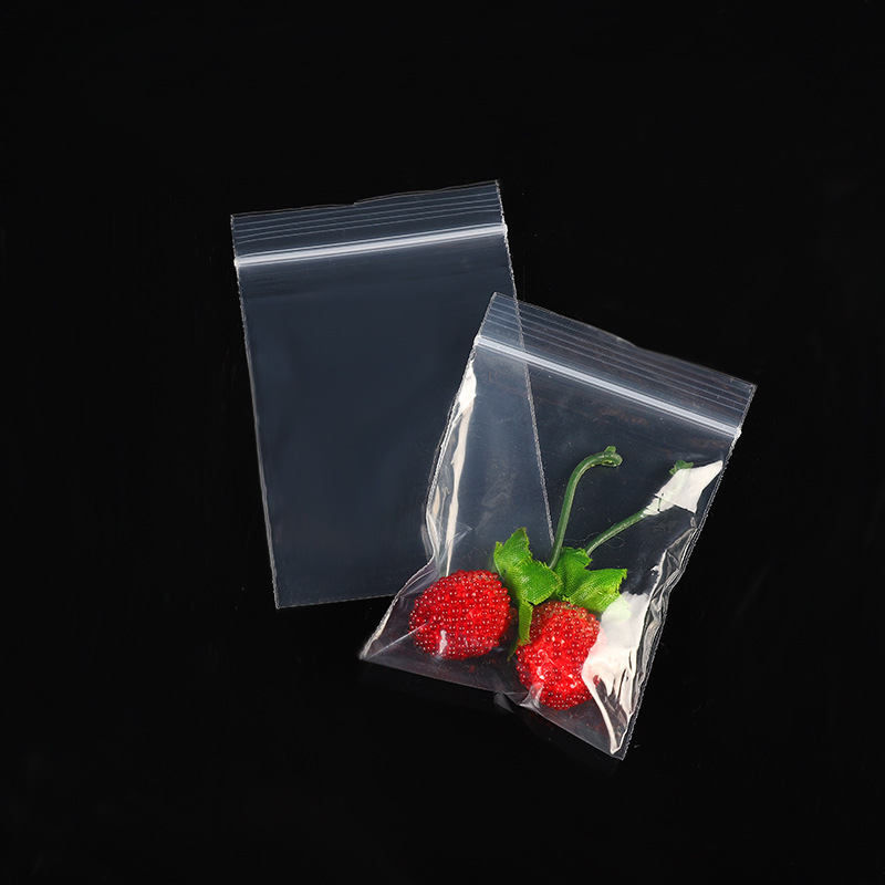 PE Valve Bag Candied Dried Fruit New Year Goods Food Sealed Bag Small Accessories Storage Moisture Proof Thick Transparent Plastic Bag