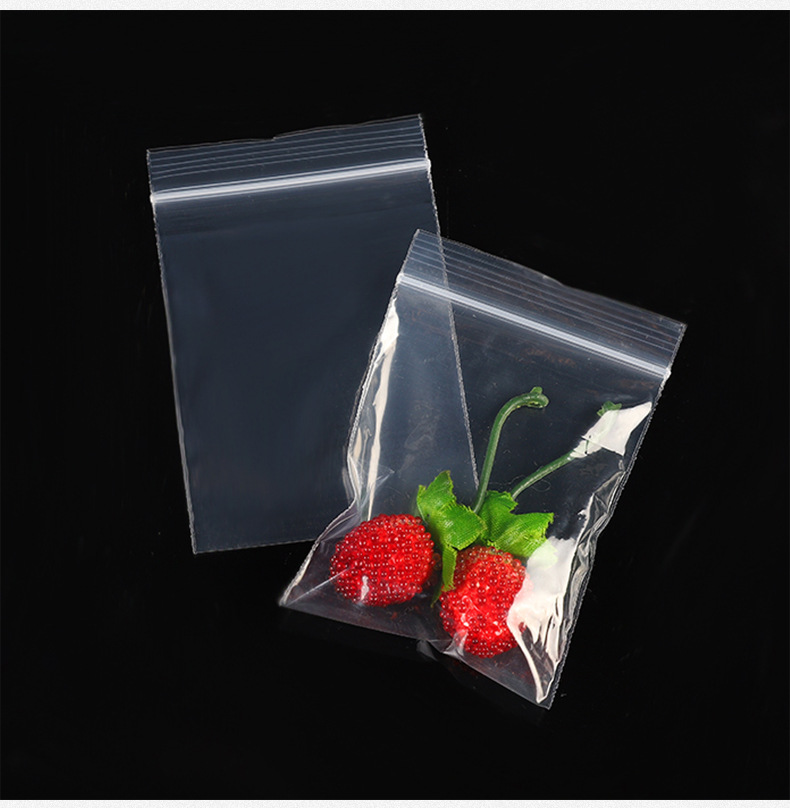 PE Valve Bag Candied Dried Fruit New Year Goods Food Sealed Bag Small Accessories Storage Moisture Proof Thick Transparent Plastic Bag
