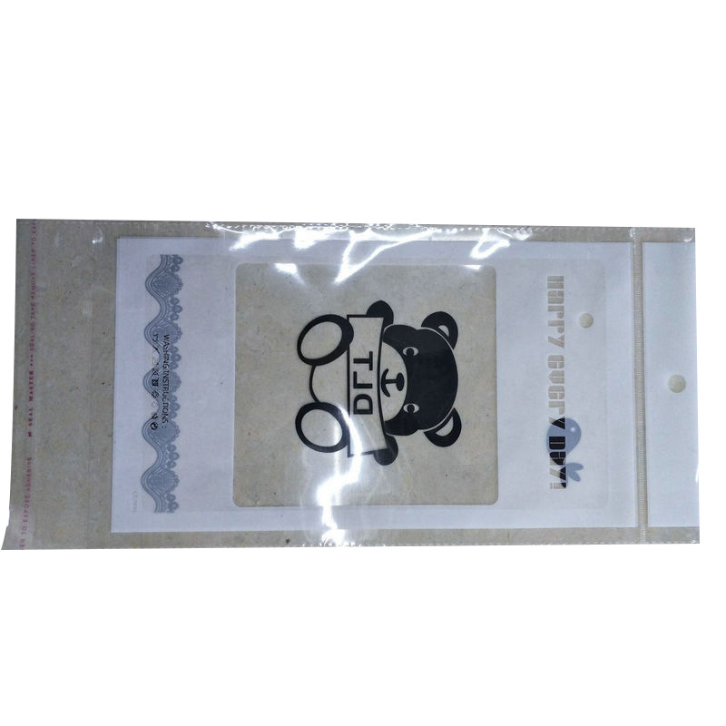Factory Direct Supply OPP Flat Self-Sealing Sealed Bag Fashion Transparent Zipper Bag Waterproof Dustproof Clothing Bone Bag