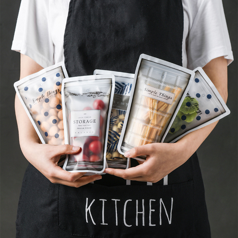 Water cup type household kitchen food preservation bag fruit sealed bag storage bag packaging bag manufacturer