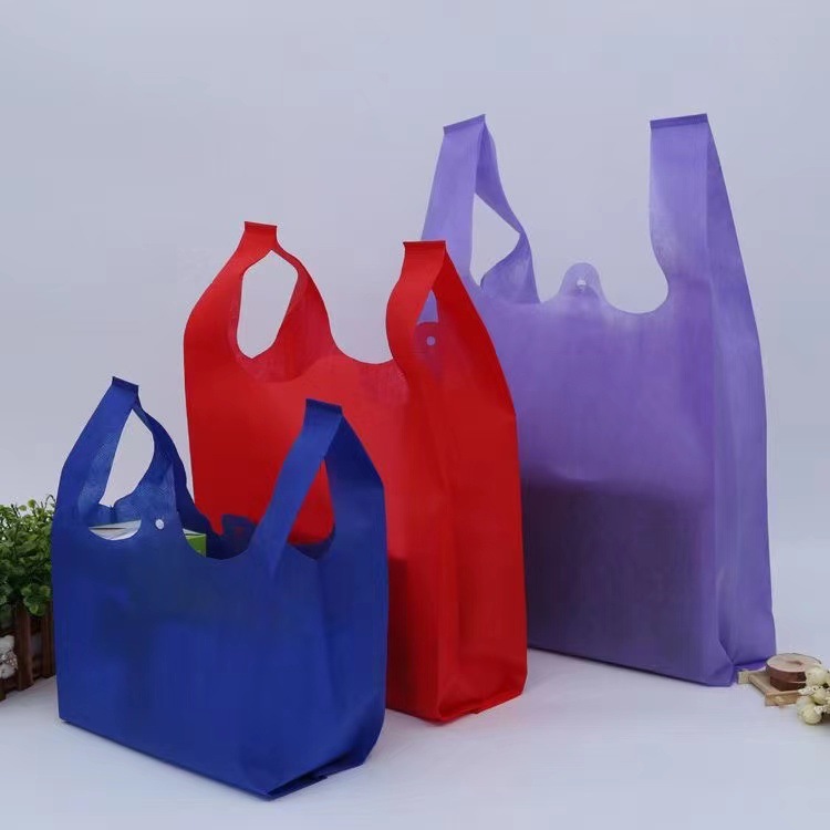 Factory Exclusive for Cross-Border Spot Disposable Non-Woven Fabric Thermal Combination Shopping Portable Packing Bag Advertising Vest Bag Factory Exclusive for Cross-Border Spot Disposable Non-Woven Fabric Thermal Combination Shopping Portable Packing Bag Advertising Vest Bag