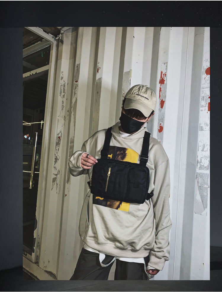 Internet Celebrity Same Style Function Combat Bag Ins Trendy Brand Crossbody Bag Men's Shoulder Multi-Functional Chest Bag Disco Jumping Vest Bag Internet Celebrity Same Style Function Combat Bag Ins Trendy Brand Crossbody Bag Men's Shoulder Multi-Functional Chest Bag Disco Jumping Vest Bag