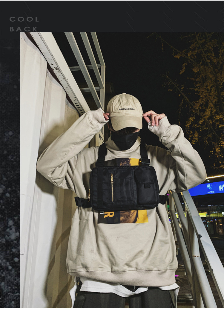 Internet Celebrity Same Style Function Combat Bag Ins Trendy Brand Crossbody Bag Men's Shoulder Multi-Functional Chest Bag Disco Jumping Vest Bag Internet Celebrity Same Style Function Combat Bag Ins Trendy Brand Crossbody Bag Men's Shoulder Multi-Functional Chest Bag Disco Jumping Vest Bag