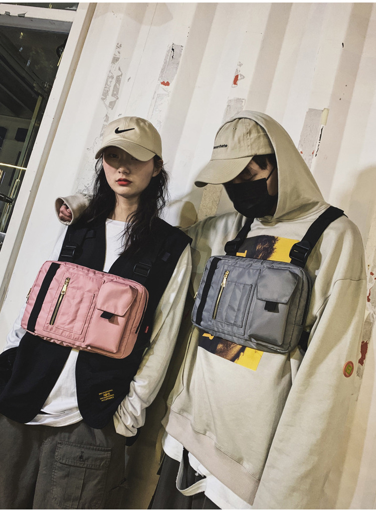 Internet Celebrity Same Style Function Combat Bag Ins Trendy Brand Crossbody Bag Men's Shoulder Multi-Functional Chest Bag Disco Jumping Vest Bag Internet Celebrity Same Style Function Combat Bag Ins Trendy Brand Crossbody Bag Men's Shoulder Multi-Functional Chest Bag Disco Jumping Vest Bag
