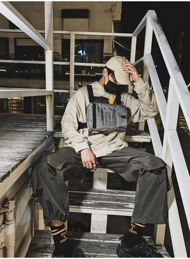 Internet Celebrity Same Style Function Combat Bag Ins Trendy Brand Crossbody Bag Men's Shoulder Multi-Functional Chest Bag Disco Jumping Vest Bag Internet Celebrity Same Style Function Combat Bag Ins Trendy Brand Crossbody Bag Men's Shoulder Multi-Functional Chest Bag Disco Jumping Vest Bag